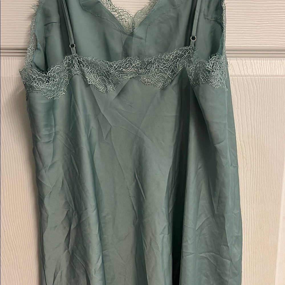 Victoria's Secret mint green  Lace Trim Chemise - Picture 11 of 14